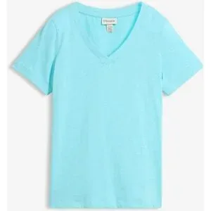 bonprix T-Shirt aus reiner Baumwolleblau 56Damen