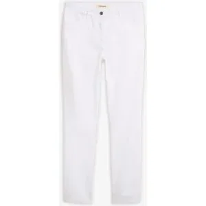bonprix Stretchhose mit geradem Bein, Mid Waistweiß 44Damen
