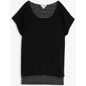 bonprix 2-in-1-Shirtschwarz 36Damen