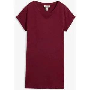 bonprix Boxy-Longshirt mit kurzen Ärmelnrot 44Damen