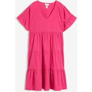 bonprix Kleid aus reiner Baumwollepink 46Damen