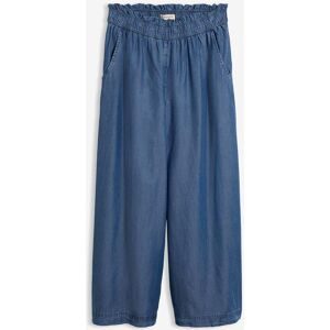 bonprix Palazzohose in Jeansoptik, aus Lyocell, mit Komfortbund, Loose Fit