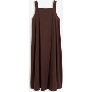 bonprix Maxikleid aus Leinenmix mit Bindedetail hintenbraun 54Damen