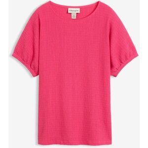 bonprix T-Shirt aus strukturiertem Materialpink 36Damen