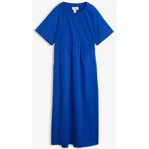 bonprix Midikleid mit Warenmix aus reiner Baumwolleblau 54Damen