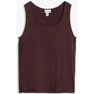 bonprix Top aus reiner Bio-Baumwollebraun 36Damen
