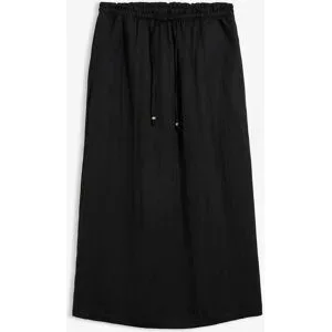 bonprix Maxirock aus Viskose-Mixschwarz 44Damen