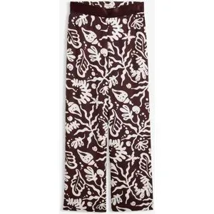 bonprix Marlenehose aus softer Viskosebraun 48Damen