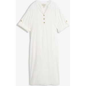 bonprix Midikleid aus Viskose-Mixweiß 50Damen