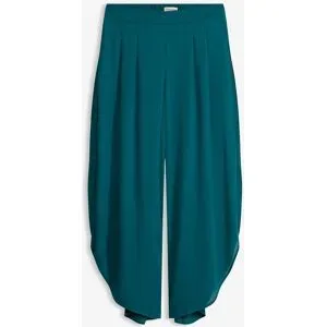 bonprix Palazzo-Hose mit Schlitzpetrol 50Damen