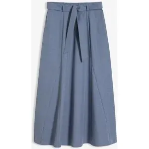bonprix Midi Godet-Rock mit Lyocellblau 44Damen