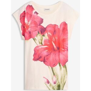 bonprix Shirt aus reiner Bio-Baumwolleweiß 44Damen
