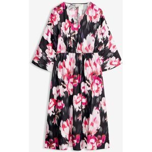 bonprix Midikleid aus fließendem Viskose-Mixschwarz 52Damen