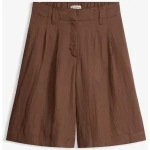 bonprix Bermuda aus softem Viskose-Mixbraun 54Damen