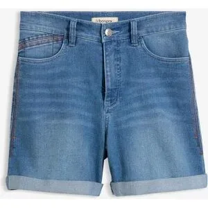 bonprix Leichte Jeans-Shorts Mid Waistblau 54Damen