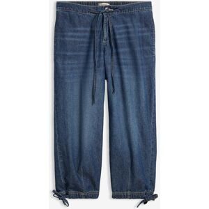 bonprix Barrel-Jeans Mid Waist, croppedblau 44Damen