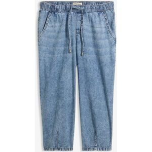 bonprix Barrel-Jeans Mid Waist, croppedblau 38Damen