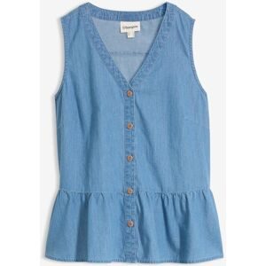 bonprix Jeans-Blusentop aus Bio-Baumwolleblau 54Damen