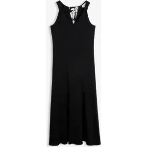 bonprix Trägerkleid aus reiner Bio-Baumwolleschwarz 36Damen