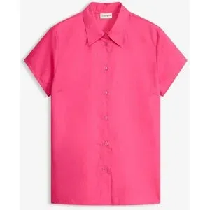 bonprix Kurzarmbluse aus Popelinepink 42Damen