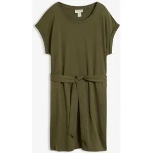 bonprix Shirtkleid aus reiner Baumwollegrün 40Damen