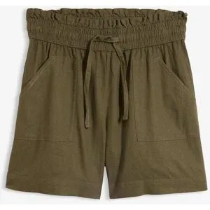 bonprix Shorts aus Leinen-Viskose-Mixgrün 38Damen