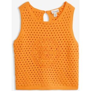 bonprix Crochet Top aus reiner Baumwolleorange 48Damen