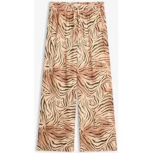 bonprix Weite Hose mit Komfortbundbeige 48Damen