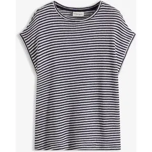 bonprix Shirt in Strick-Optikweiß 40Damen