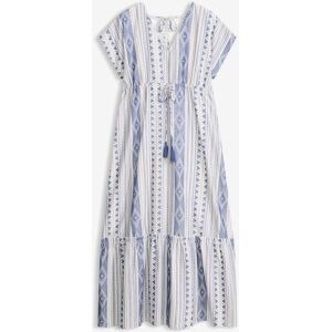 bonprix Midikleid aus Baumwoll-Mixweiß 46Damen