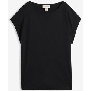bonprix Shirt aus softem Modal-Mixschwarz 36Damen