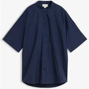 bonprix Bluse aus reiner Bio-Baumwolleblau 40Damen