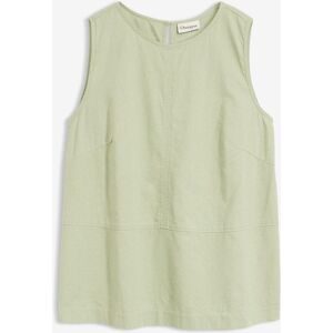 bonprix Top aus Leinen-Viskose-Mixgrün 44Damen