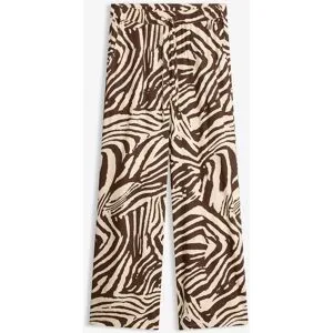bonprix Viskosehose mit Schlupfbundbraun 44Damen