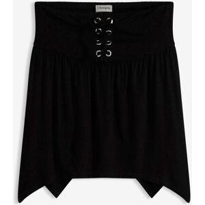 bonprix Top mit Zipfelsaumschwarz 36Damen