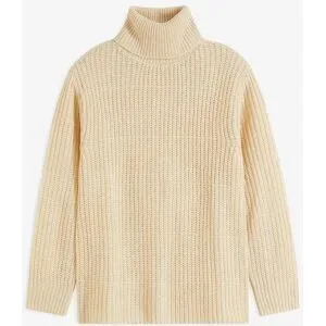 bonprix Rollkragenpullover in Rippstrick-Qualität, für kühle Tage, lässige Passform