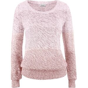 bonprix Strickpullover im Links-Strick mit hohem Baumwollanteil, schöner Farbverlauf