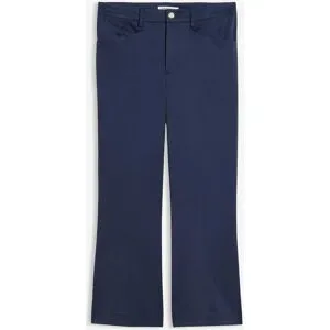 bonprix Ausgestellte 7/8 Hose mit dekorativem Knopfblau 52Damen