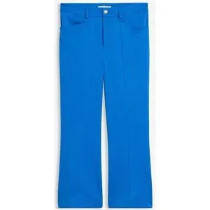bonprix Ausgestellte 7/8 Hose mit dekorativem Knopfblau 36Damen