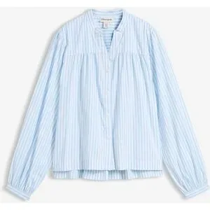 bonprix Bluse aus festem Popelineblau 50Damen