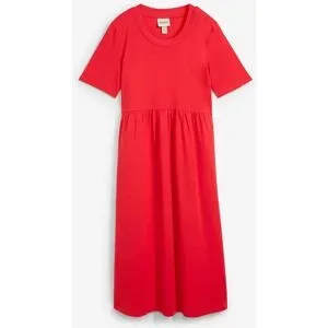bonprix Jerseykleid aus reiner Baumwollerot 40Damen