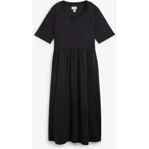 bonprix Jerseykleid aus reiner Baumwolleschwarz 48Damen