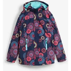 bonprix wasserdichte 3 in 1 Funktions-Jacke mit Kapuzeblau 48Damen