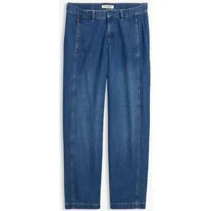 bonprix Barrel-Jeans, Mid Waist mit verstellbarem Bundblau 46Damen