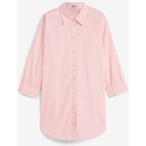 bonprix Oversize-Hemd aus Baumwolle mit 3/4 Armrosa 54Damen