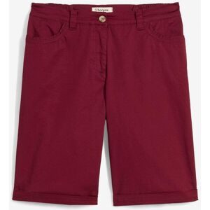 bonprix Baumwoll-Papertouch-Bermuda aus Baumwoll-Mixrot 56Damen