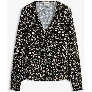 bonprix Tunika aus feinem Viskose-Mixschwarz 48Damen
