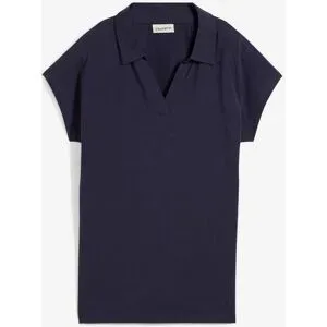 bonprix T-Shirt Regular Fit Passform, Kurzarm, offener Polokragen