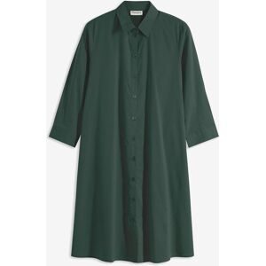 bonprix Hemdblusenkleid A-Linien-Passform, 3/4-Ärmel, mit Hemdblusenkragen