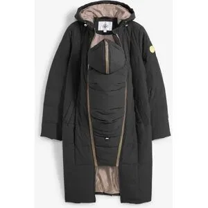 bonprix 3-in-1 Umstandssteppmantel und Tragemantelschwarz 40Damen
